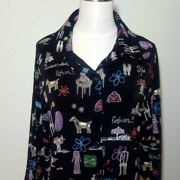 Vikke Vi | Button Down Shirt | X Large - Picture 5 of 7